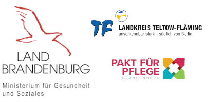 gefördert durch das Land Brandenburg MSGIV und Pakt für Pflege